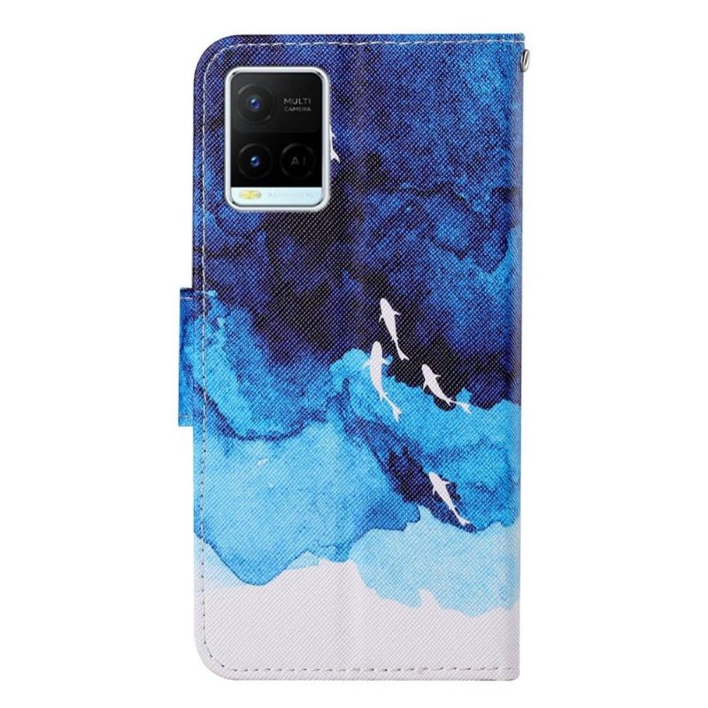 Flip Case voor Vivo Y21 / Y21s / Y33s Haaien