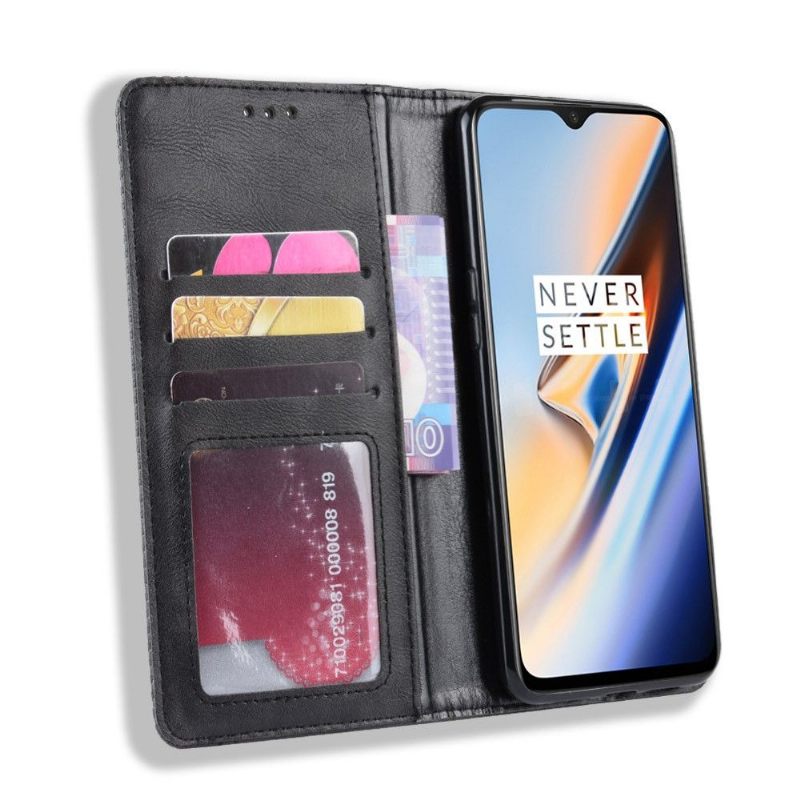 Case voor OnePlus 7 De Lederen Stijl Cirénius