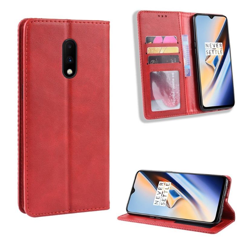 Case voor OnePlus 7 De Lederen Stijl Cirénius