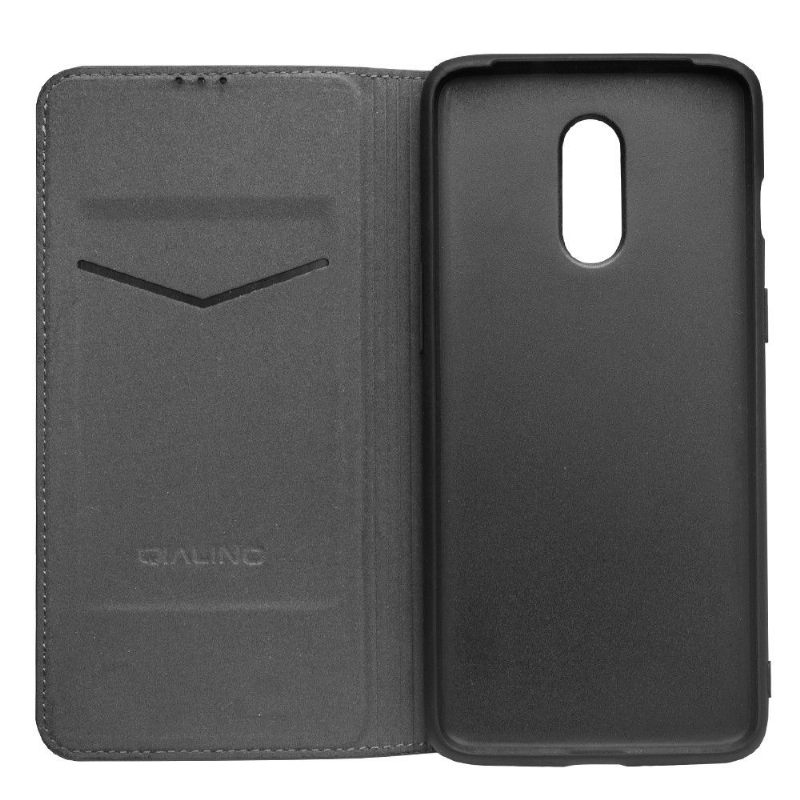 Cover voor OnePlus 7 Handgemaakt Echt Leer