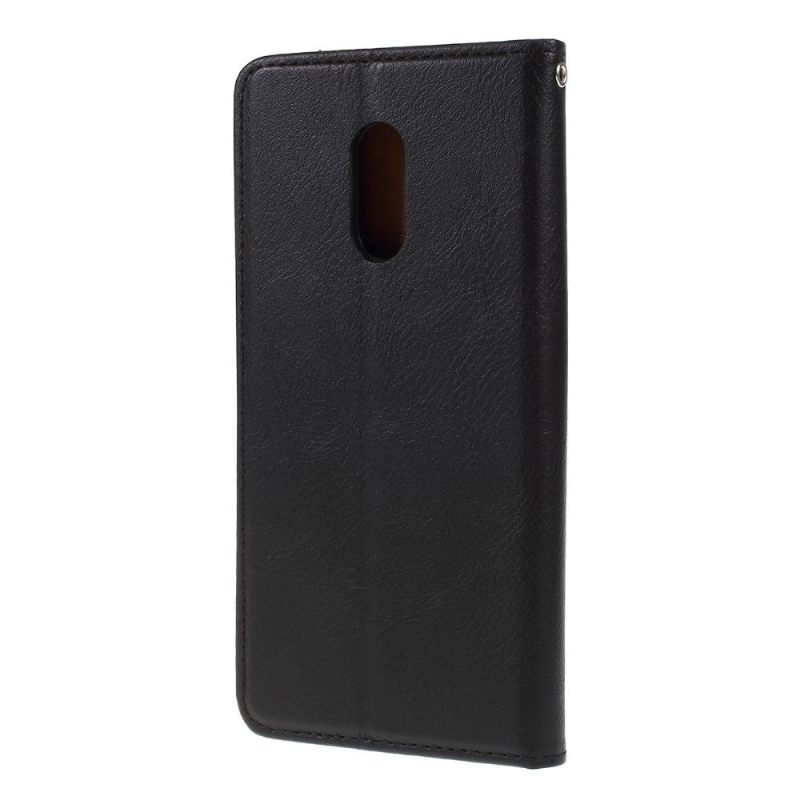 Folio-hoesje voor OnePlus 7 Leren Stand Case