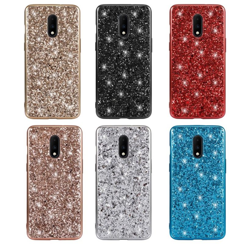 Hoesje voor OnePlus 7 Glamoureuze Pailletten