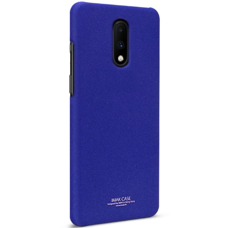 Hoesje voor OnePlus 7 Imak Matte Afwerking + Verwijderbare Steun - Blauw