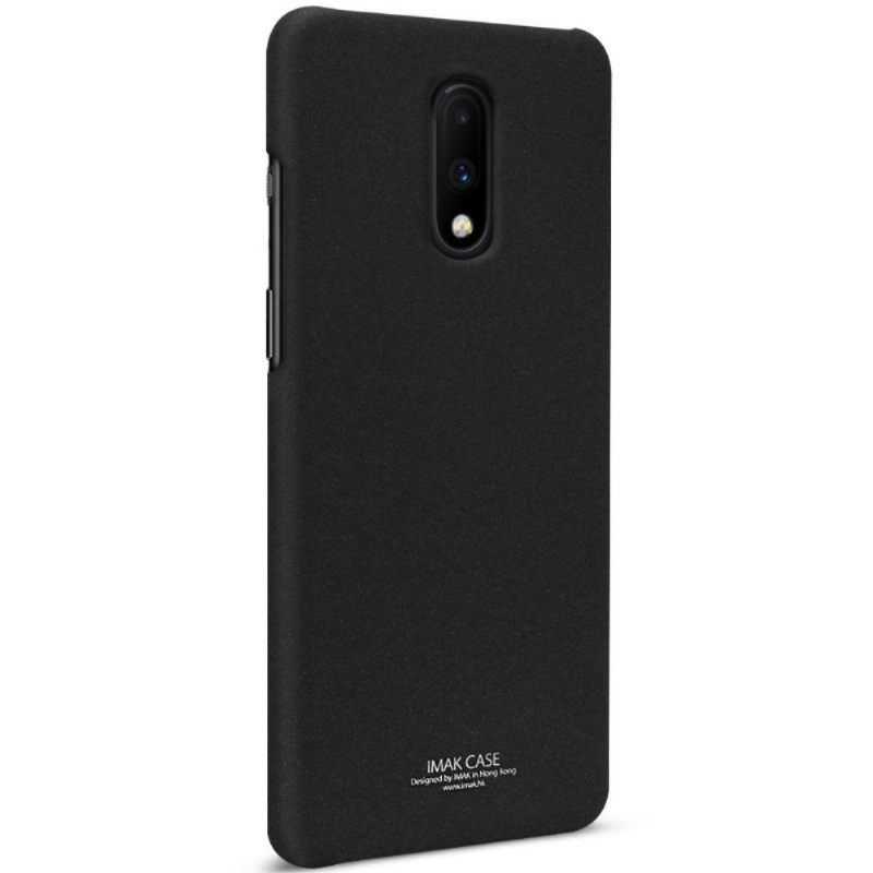 Telefoonhoesje voor OnePlus 7 Bescherming Imak Matte Afwerking + Verwijderbare Steun - Zwart