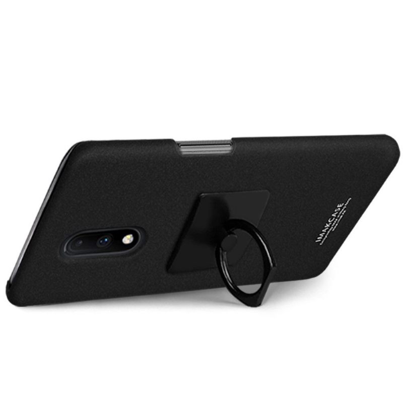 Telefoonhoesje voor OnePlus 7 Bescherming Imak Matte Afwerking + Verwijderbare Steun - Zwart