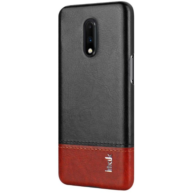 Telefoonhoesje voor OnePlus 7 Imak Bicolor Imitatieleer