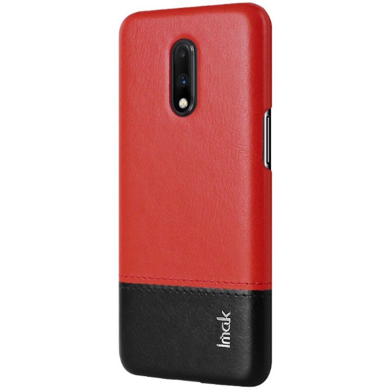 Telefoonhoesje voor OnePlus 7 Imak Bicolor Imitatieleer