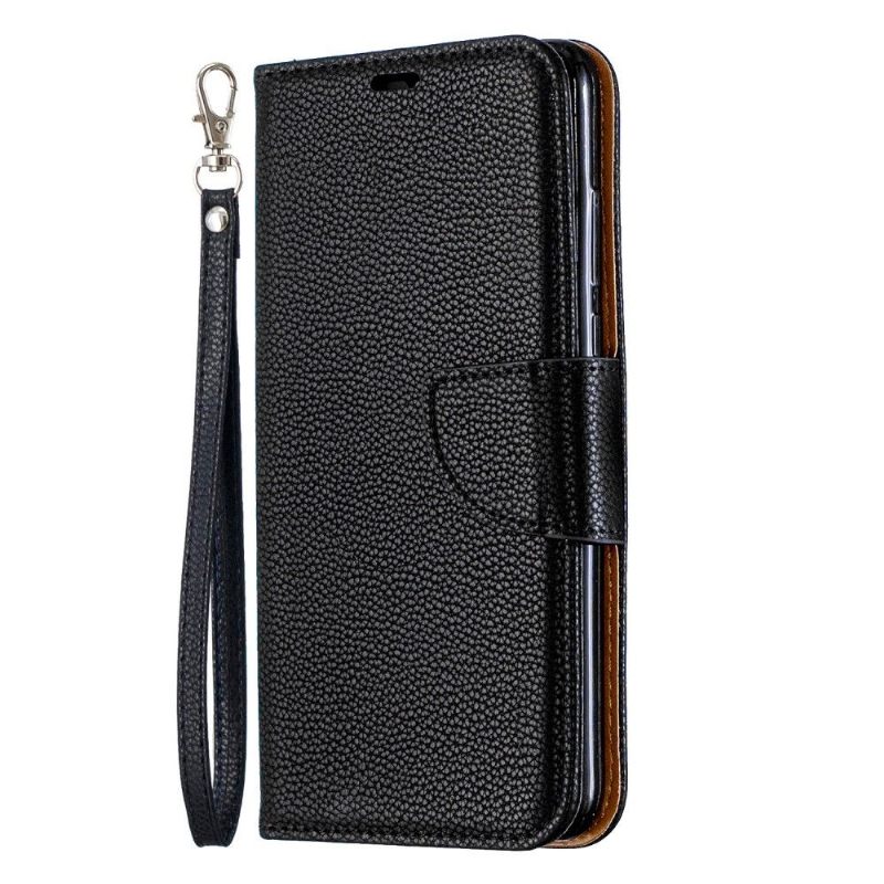 Case voor Huawei P30 Lite Folio-hoesje Folio Met Band Met Generfd Leereffect