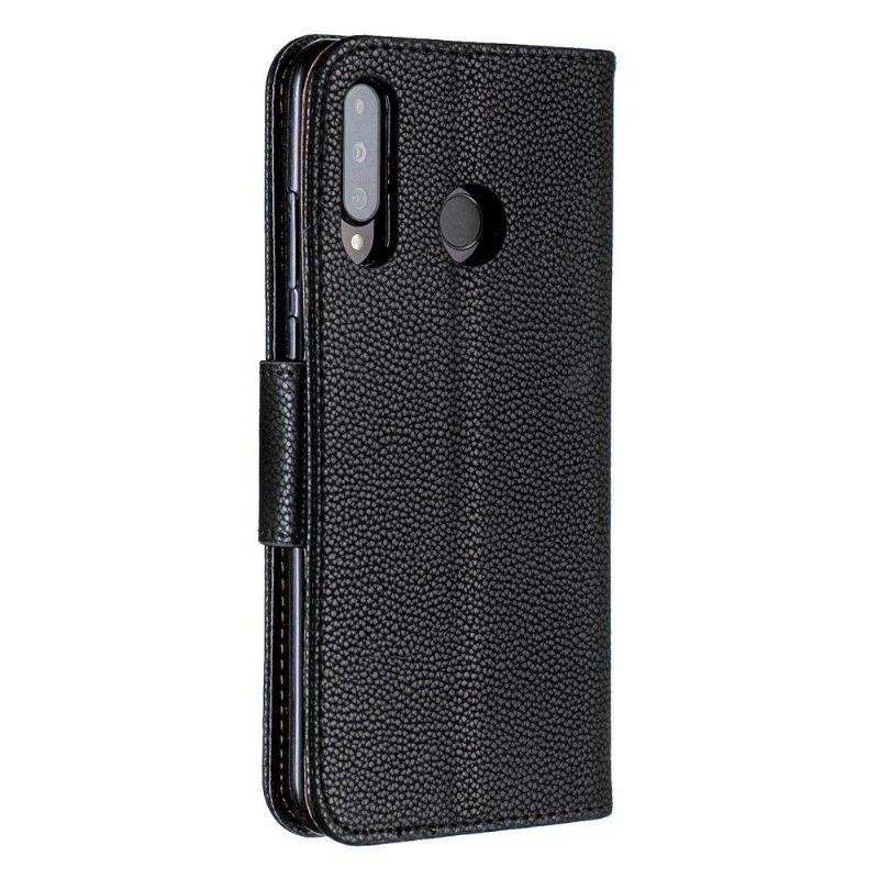 Case voor Huawei P30 Lite Folio-hoesje Folio Met Band Met Generfd Leereffect