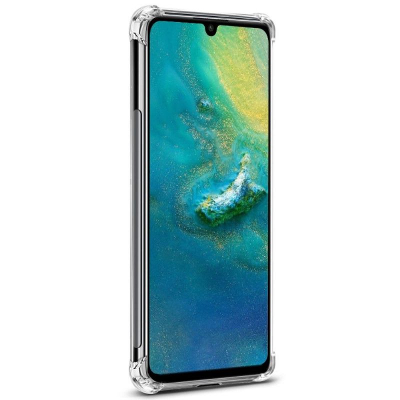 Telefoonhoesje voor Huawei P30 Lite Transparant + Beschermfolie