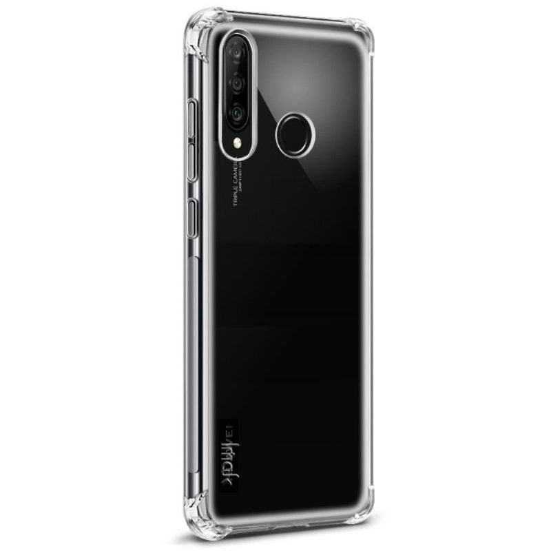 Telefoonhoesje voor Huawei P30 Lite Transparant + Beschermfolie