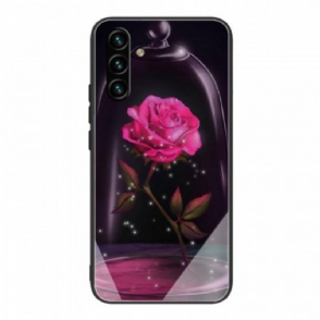 Hoesje voor Samsung Galaxy A13 5G / A04s Gehard Glas Hallo