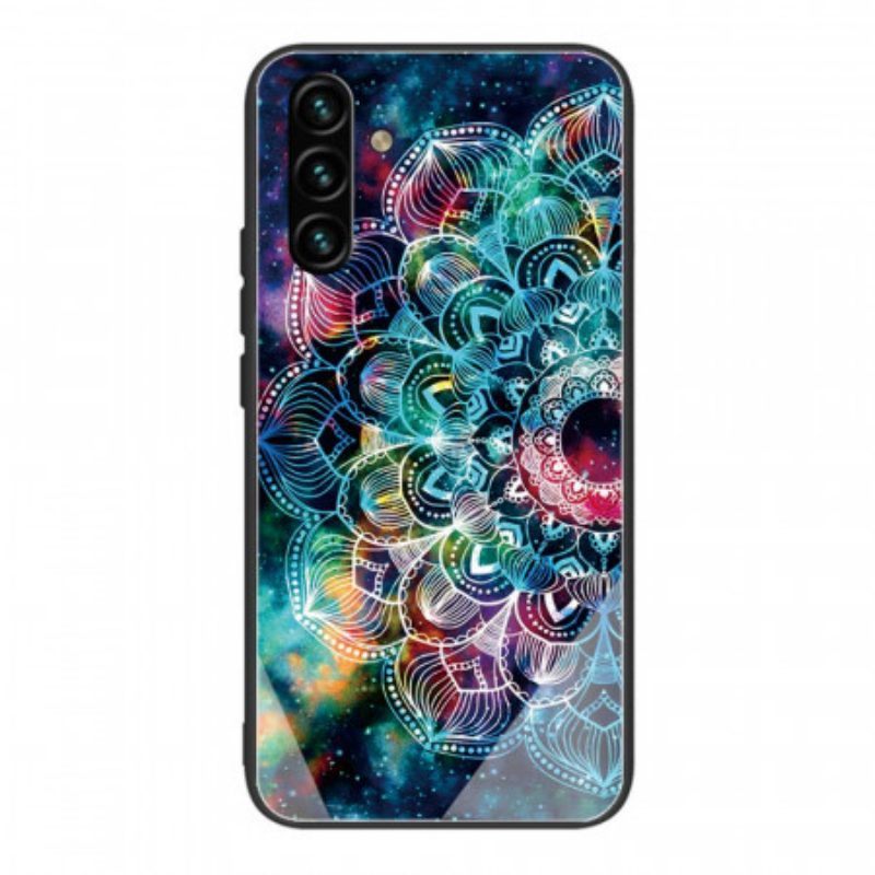 Hoesje voor Samsung Galaxy A13 5G / A04s Marmer Gehard Glas