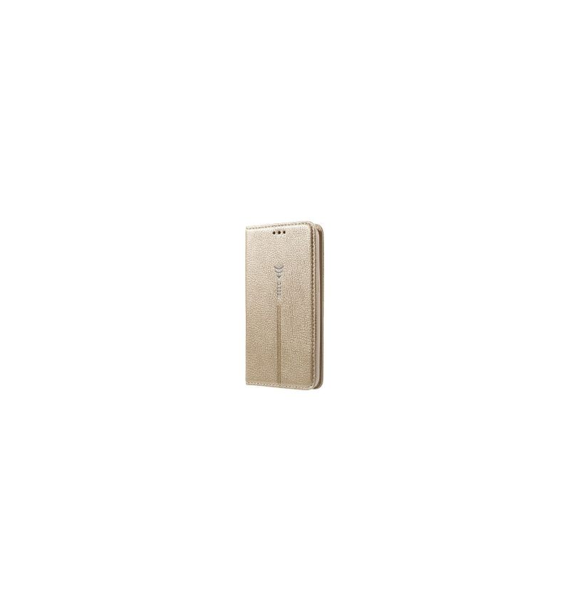 Folio-hoesje voor Samsung Galaxy S7 Anti-fall Litchi Textuur Leder - Goud