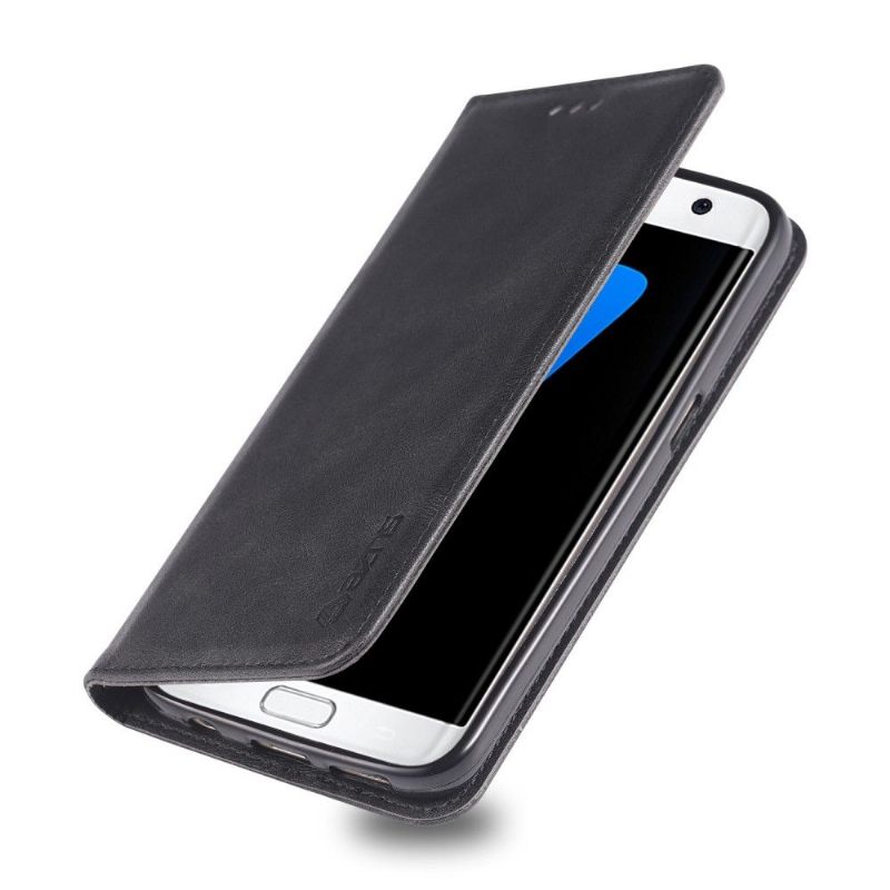 Folio-hoesje voor Samsung Galaxy S7 Kaarthouder Met Retro Leereffect