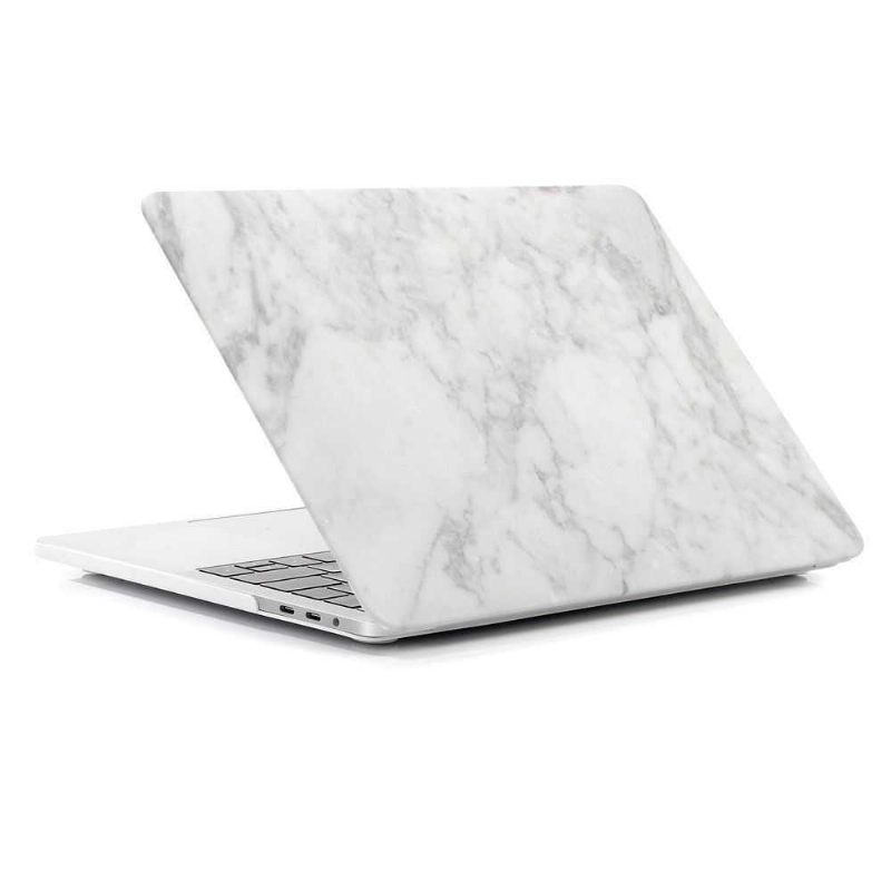 Macbook Pro 13 Case / Marble Touch Bar - Grijs