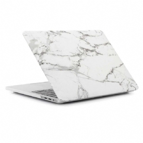 Macbook Pro 13 Case / Marble Touch Bar - Wit