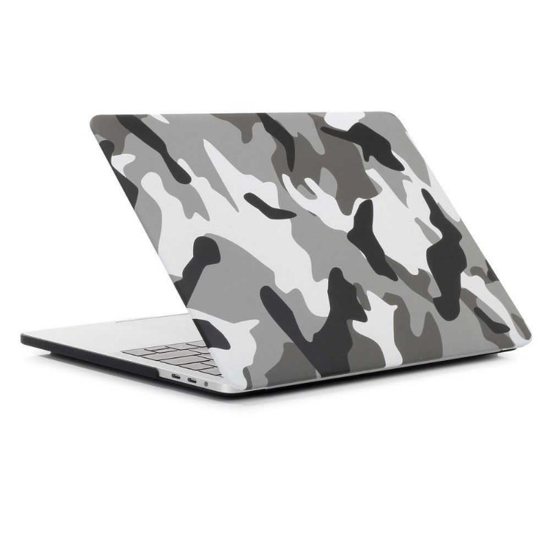 Macbook Pro 13 Case / Touch Bar Militaire Camouflage - Grijs