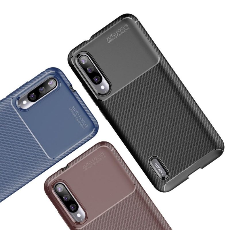 Telefoonhoesje voor Xiaomi Mi A3 Bescherming Karbon Classy