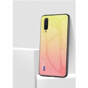 Telefoonhoesje voor Xiaomi Mi A3 Bescherming Kleurverloop Glazen Achterkant