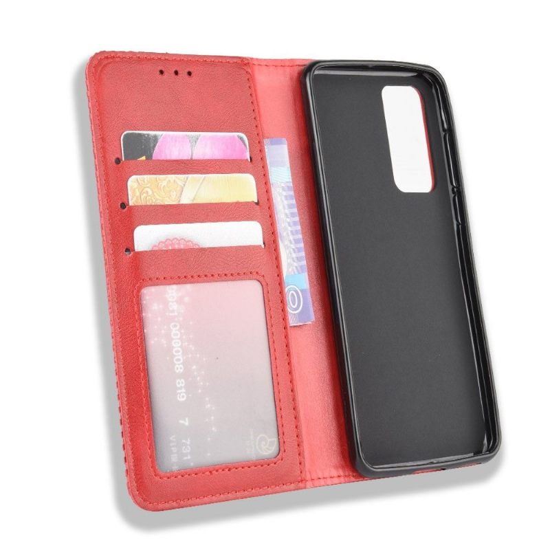 Cover voor Huawei P40 Pro+ Leer In Cirénius-stijl