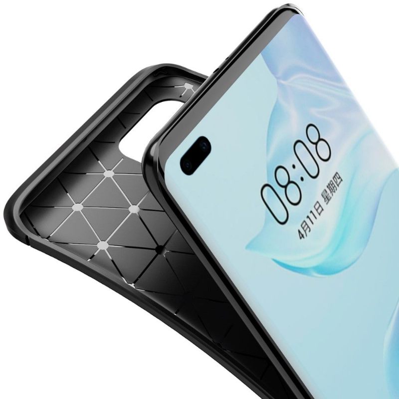 Hoesje voor Huawei P40 Pro+ Karbon Classy