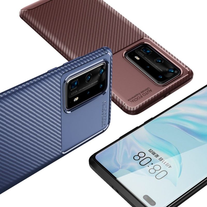 Hoesje voor Huawei P40 Pro+ Karbon Classy