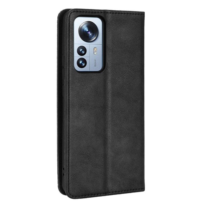 Case voor Xiaomi 12 Pro Bescherming Leer In Cirénius-stijl