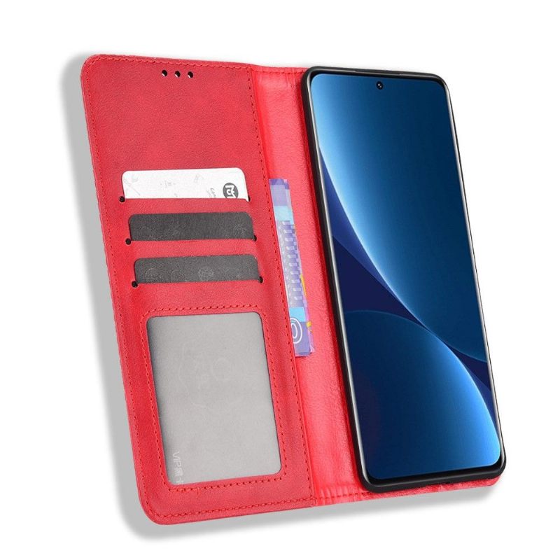 Case voor Xiaomi 12 Pro Bescherming Leer In Cirénius-stijl