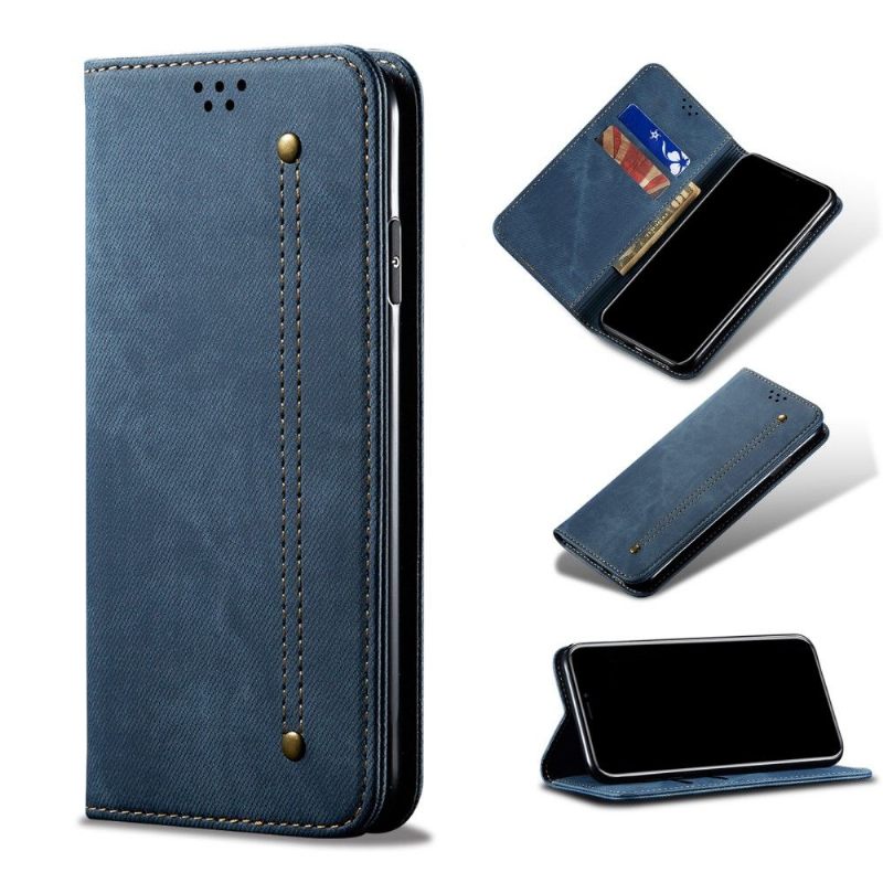 Flip Case voor Xiaomi 12 Pro Jeans In Giulia-stijl