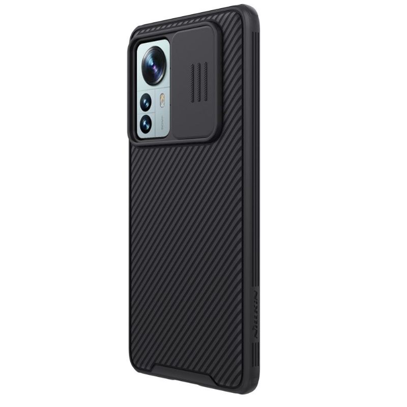 Hoesje voor Xiaomi 12 Pro Camshield Met Achterste Lensdop