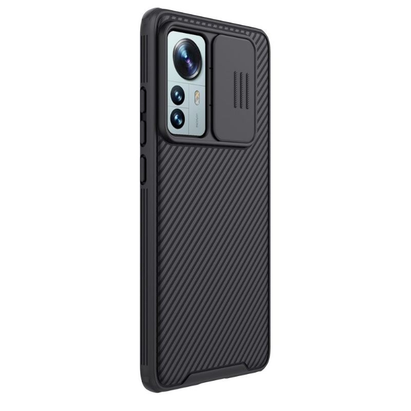 Hoesje voor Xiaomi 12 Pro Camshield Met Achterste Lensdop