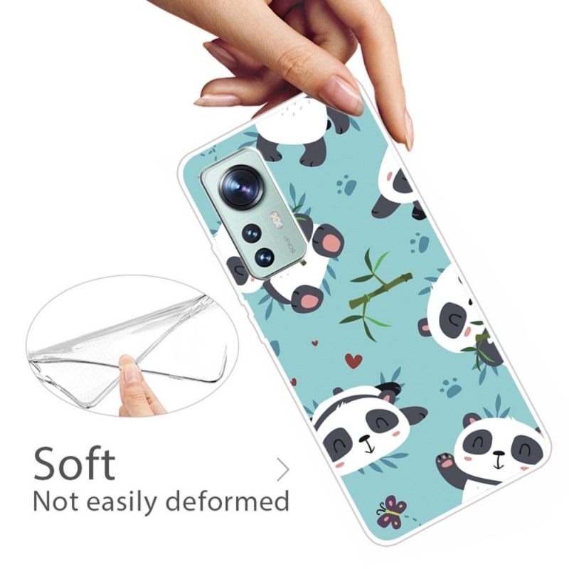 Hoesje voor Xiaomi 12 Pro Panda's