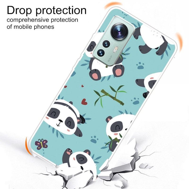 Hoesje voor Xiaomi 12 Pro Panda's