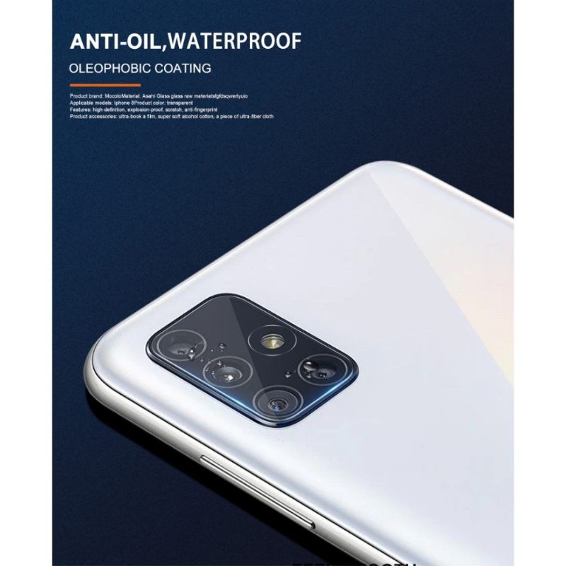 2 Gehard Glas Voor Samsung Galaxy A51-Lens