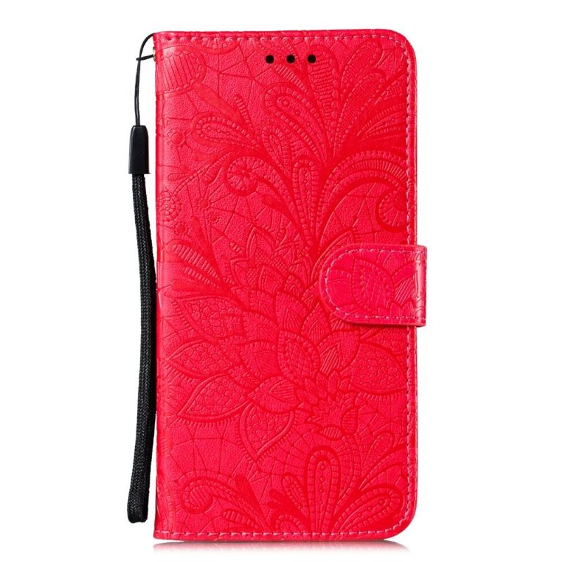 Cover voor Samsung Galaxy A51 Folio-hoesje Kanten Stijl