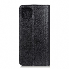 Cover voor Samsung Galaxy A51 Folio-hoesje Sylvester Kunstleer