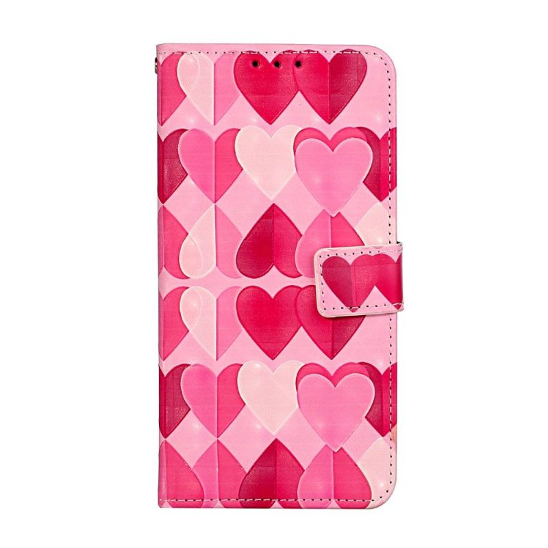 Flip Case voor Samsung Galaxy A51 Harten