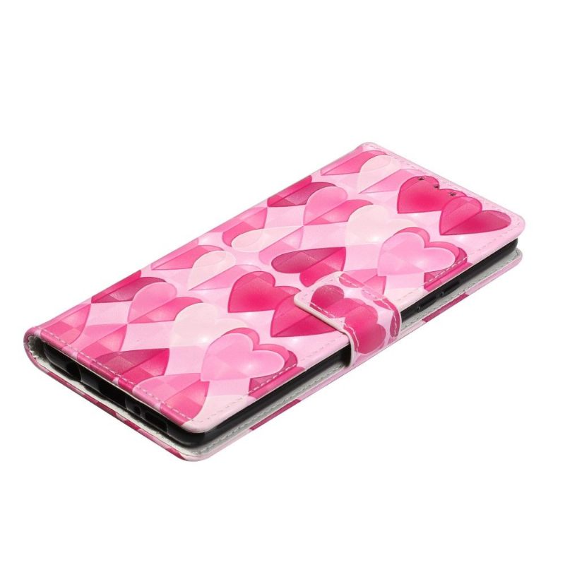 Flip Case voor Samsung Galaxy A51 Harten