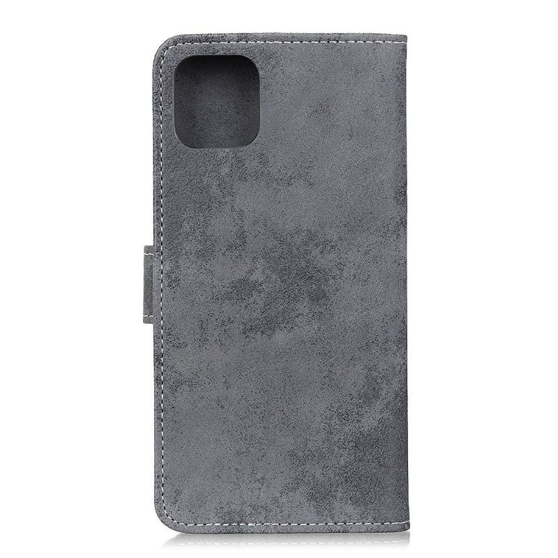 Folio-hoesje voor Samsung Galaxy A51 Cyrius Kunstleer Vintage