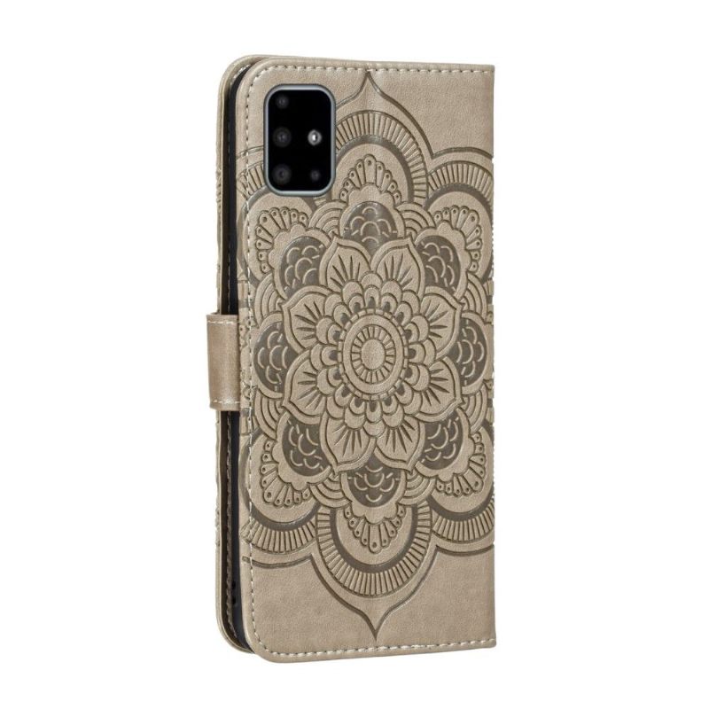 Folio-hoesje voor Samsung Galaxy A51 Mandala-leereffect