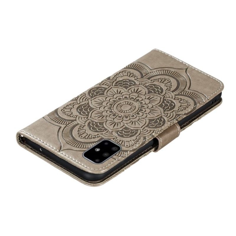 Folio-hoesje voor Samsung Galaxy A51 Mandala-leereffect