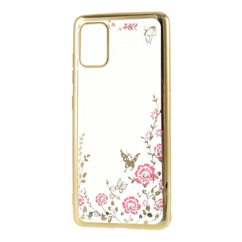 Hoesje voor Samsung Galaxy A51 Transparante Bloemen Lente