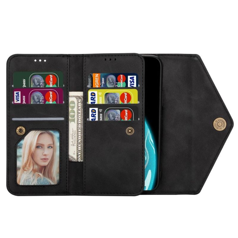 Leren Hoesje voor Samsung Galaxy A51 Bescherming Portemonnee Leren Ledereffect N.bekus