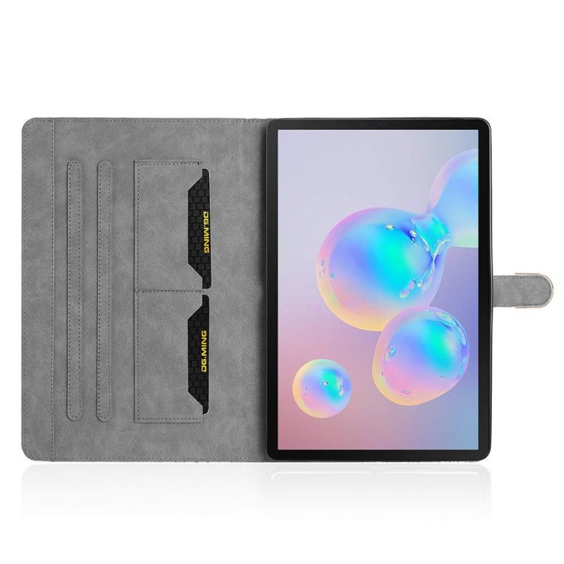 Folio-hoesje voor Samsung Galaxy Tab S6 Glamour Krokodilleneffect Pailletten