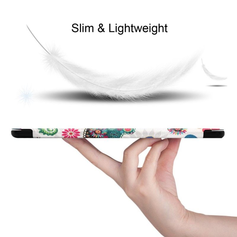Hoesje voor Samsung Galaxy Tab S6 Folio-hoesje Slimme Vlinders En Bloemen