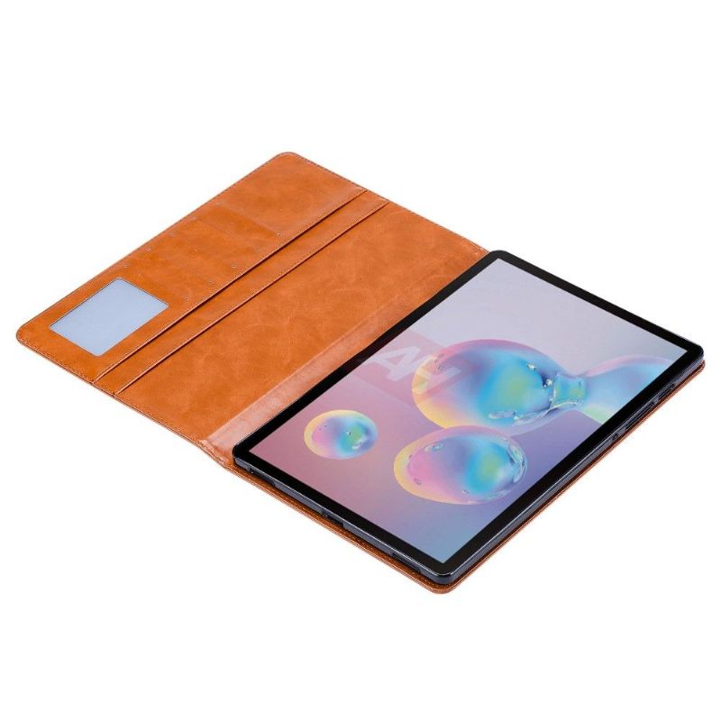 Leren Hoesje voor Samsung Galaxy Tab S6 Bescherming Stand Case Kaarthouder