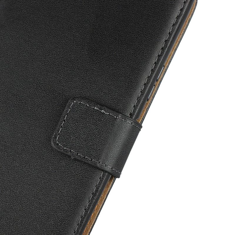 Case voor Sony Xperia 10 II Bescherming Portemonnee Leren Folio-hoesje - Zwart