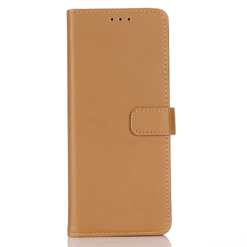 Cover voor Sony Xperia 10 II Folio-hoesje Retro Leereffect