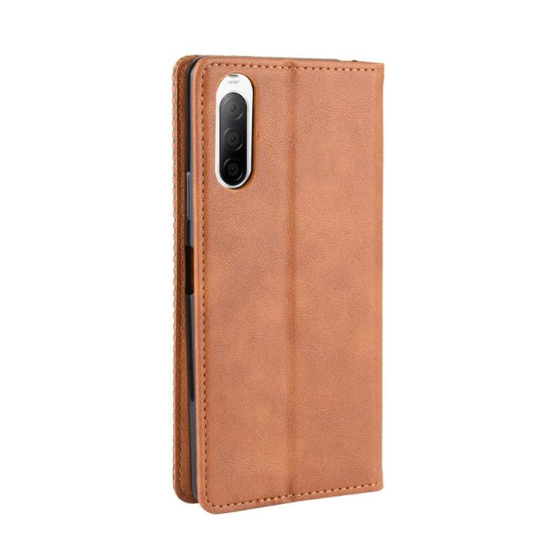 Cover voor Sony Xperia 10 II Leer In Cirénius-stijl